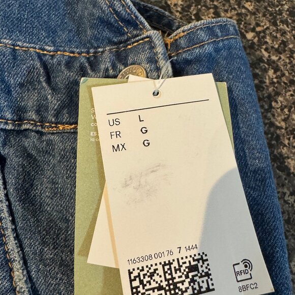 Jean Overall Skirt - Picture 2 of 4